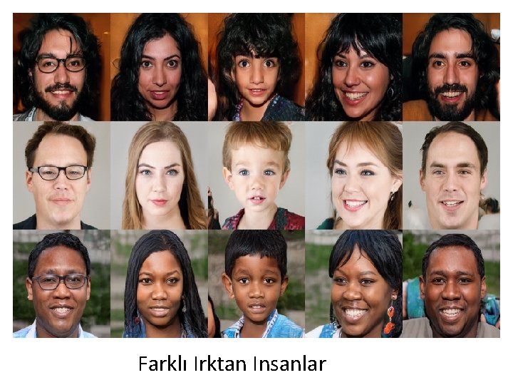 Farklı Irktan Insanlar 