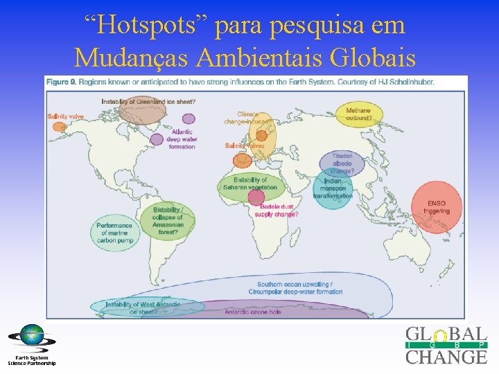 “Hotspots” para pesquisa em Mudanças Ambientais Globais “Hotspots” para pesquisa em Mudanças Ambientais Globais