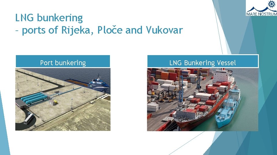 LNG bunkering – ports of Rijeka, Ploče and Vukovar Port bunkering LNG Bunkering Vessel