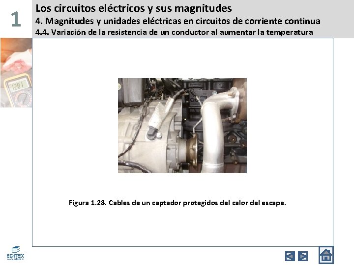 1 Los circuitos eléctricos y sus magnitudes 4. Magnitudes y unidades eléctricas en circuitos