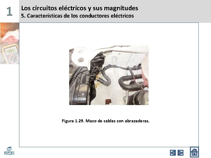 1 Los circuitos eléctricos y sus magnitudes 5. Características de los conductores eléctricos Figura