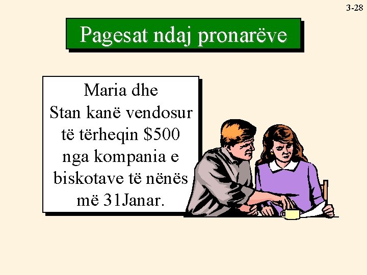 3 -28 Pagesat ndaj pronarëve Maria dhe Stan kanë vendosur të tërheqin $500 nga