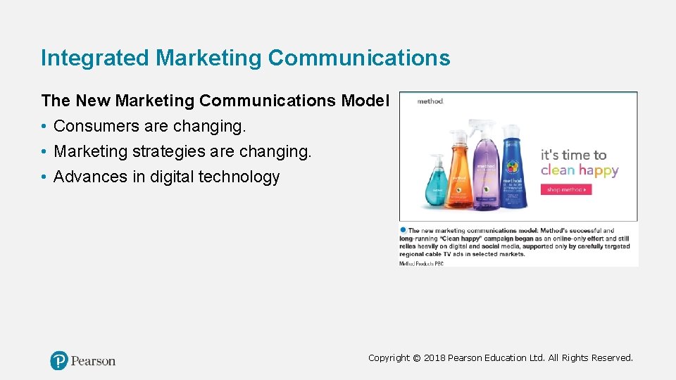 Integrated Marketing Communications The New Marketing Communications Model • Consumers are changing. • Marketing