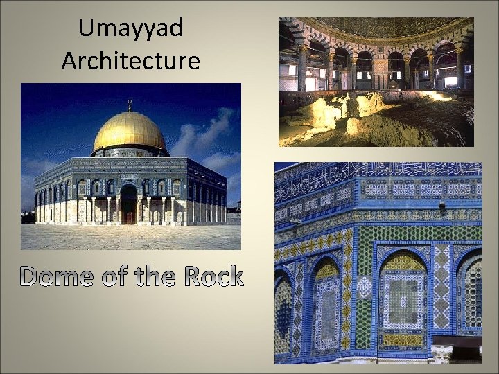 Umayyad Architecture 