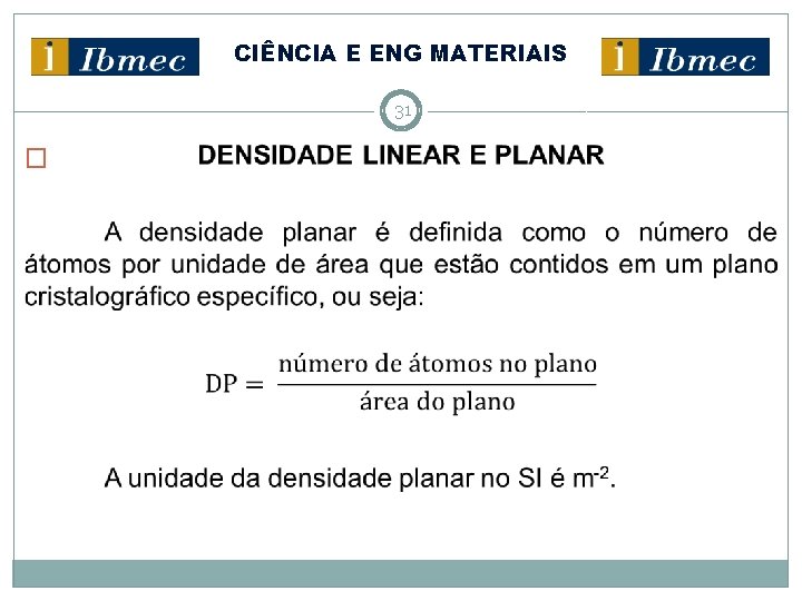 CIÊNCIA E ENG MATERIAIS 31 � 