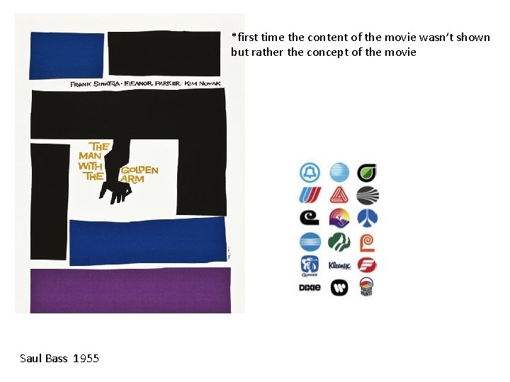 *first time the content of the movie wasn’t shown but rather the concept of