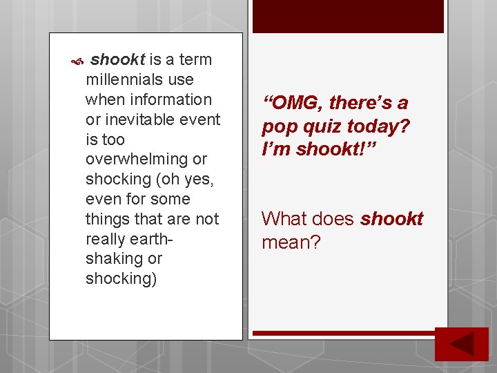 shookt is a term millennials use when information or inevitable event is too shookt is a term millennials use when information or inevitable event is too