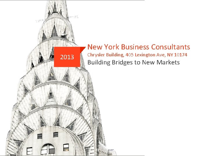 New York Business Consultants 2013 NYBC Chrysler Building, 405 Lexington Ave, NY 10174 Building
