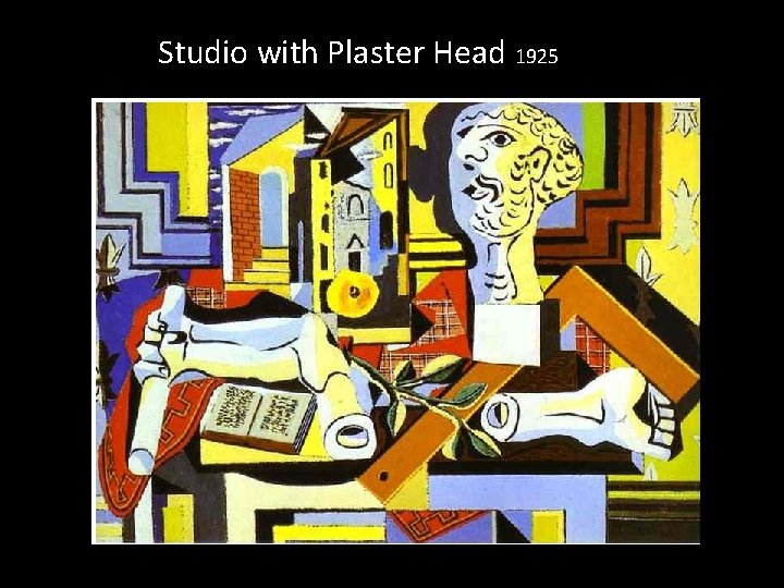 Studio with Plaster Head 1925 