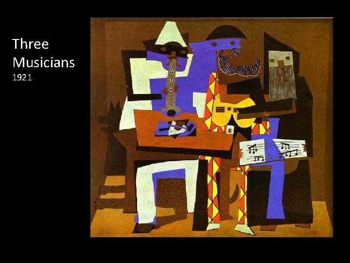 Three Musicians 1921 