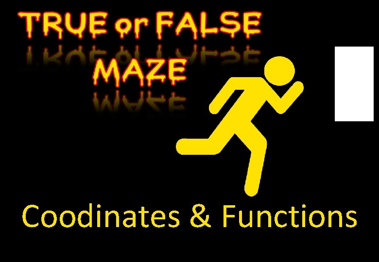 Coodinates & Functions 