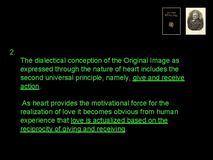 2. The dialectical conception of the Original Image as expressed through the nature of