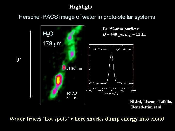 Highlight L 1157 -mm outflow D = 440 pc, Lbol = 11 Lo 3’