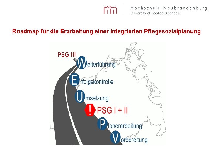 Roadmap für die Erarbeitung einer integrierten Pflegesozialplanung PSG III 