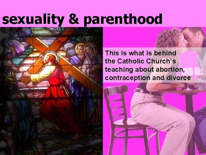 sexuality & parenthood This is what is behind the Catholic Church’s teaching about abortion,