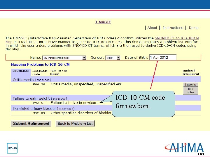 I-MAGIC Screen Capture – ICD-10 -CM Code for Newborn ICD-10 -CM code for newborn I-MAGIC Screen Capture – ICD-10 -CM Code for Newborn ICD-10 -CM code for newborn