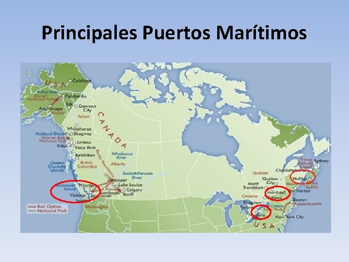 Principales Puertos Marítimos 