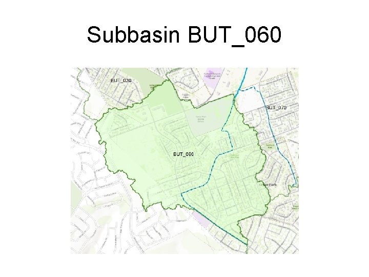 Subbasin BUT_060 