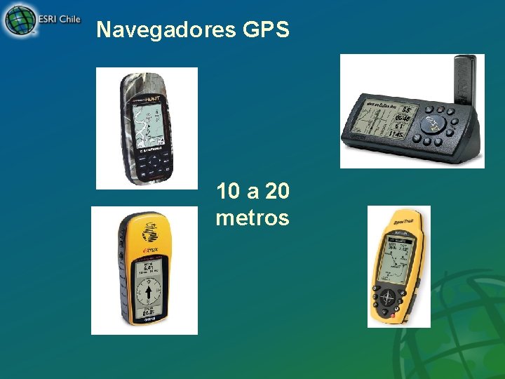 Navegadores GPS 10 a 20 metros 