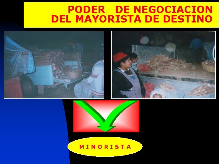 PODER DE NEGOCIACION DEL MAYORISTA DE DESTINO MINORISTA 