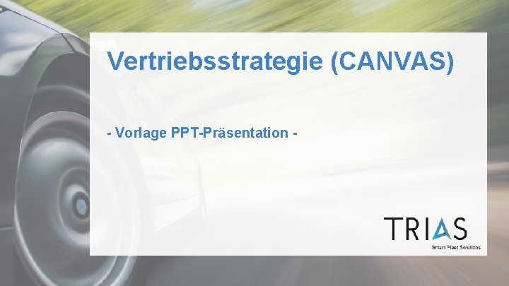 Vertriebsstrategie (CANVAS) - Vorlage PPT-Präsentation - 