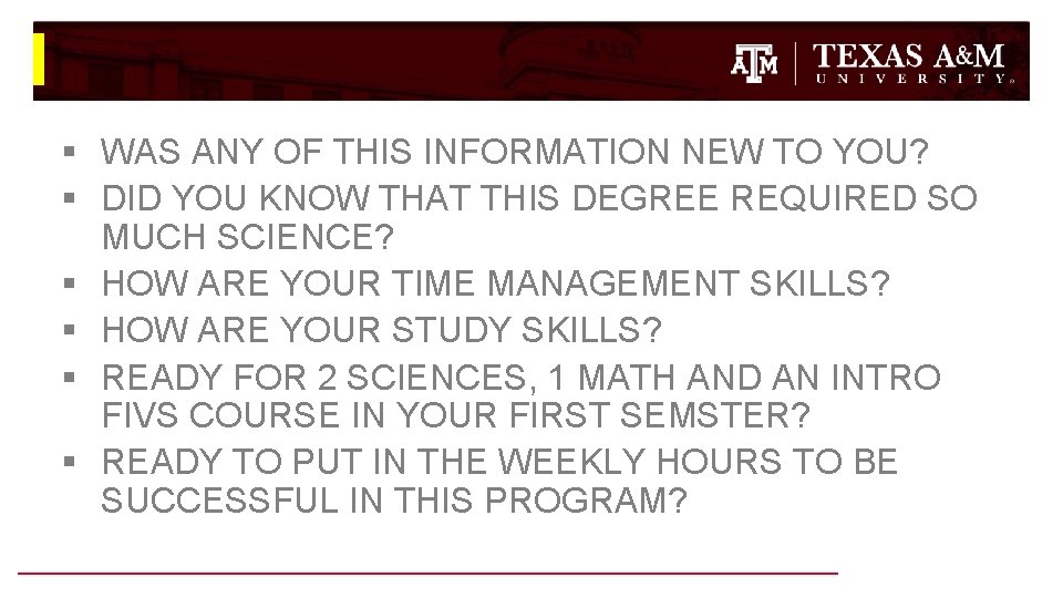 § WAS ANY OF THIS INFORMATION NEW TO YOU? § DID YOU KNOW THAT § WAS ANY OF THIS INFORMATION NEW TO YOU? § DID YOU KNOW THAT