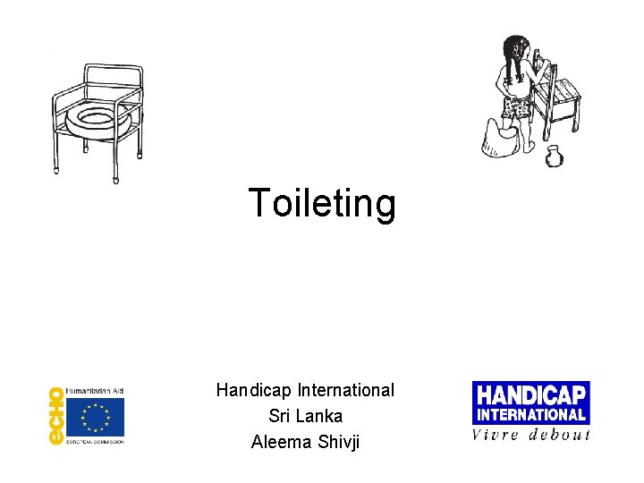 Toileting Handicap International Sri Lanka Aleema Shivji Toileting Handicap International Sri Lanka Aleema Shivji