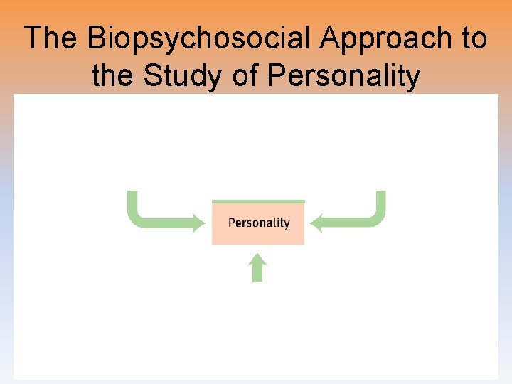 The Biopsychosocial Approach to the Study of Personality 