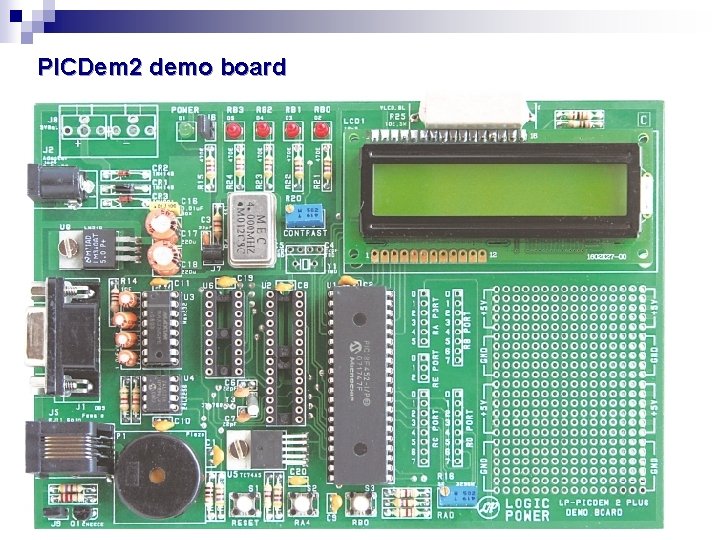 PICDem 2 demo board 