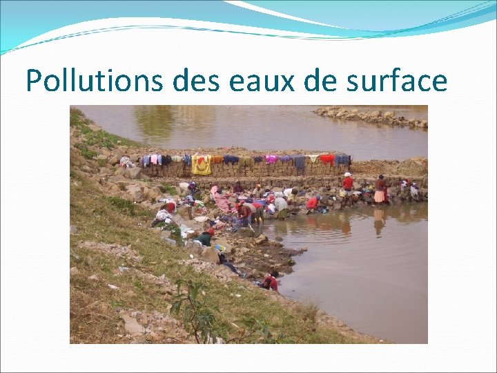 Pollutions des eaux de surface 