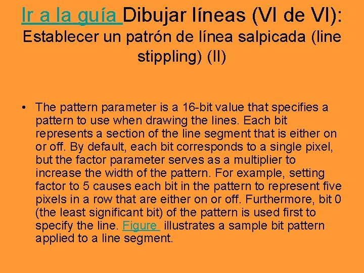 Ir a la guía Dibujar líneas (VI de VI): Establecer un patrón de línea