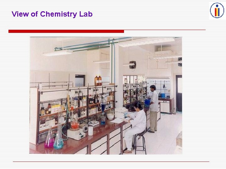 View of Chemistry Lab 