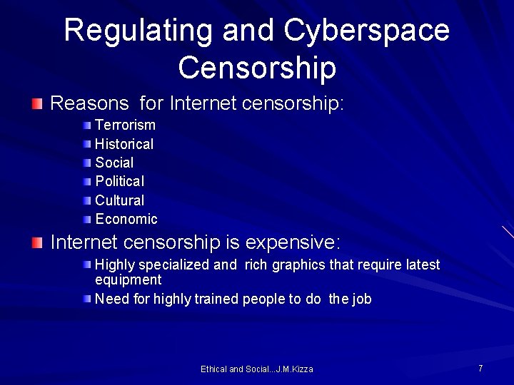 Module 12 New Frontiers for Computer Ethics Cyberspace
