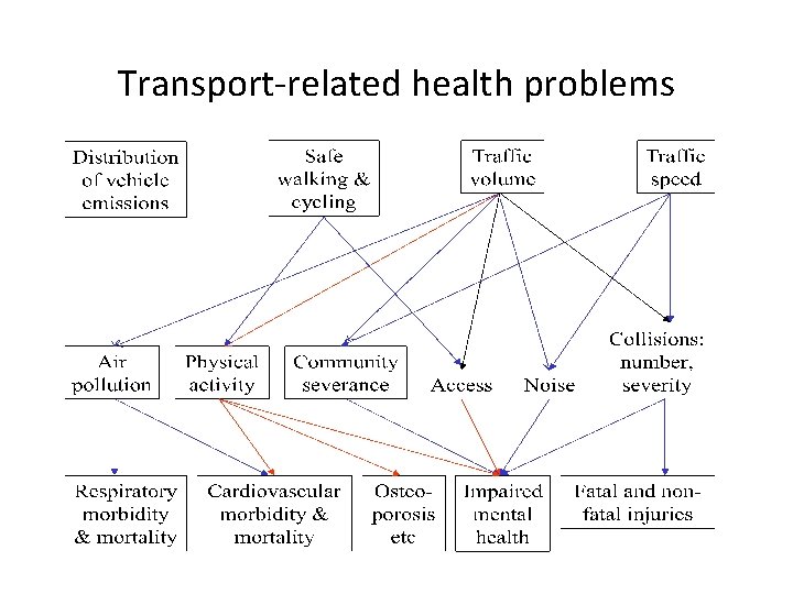 Transport-related health problems 