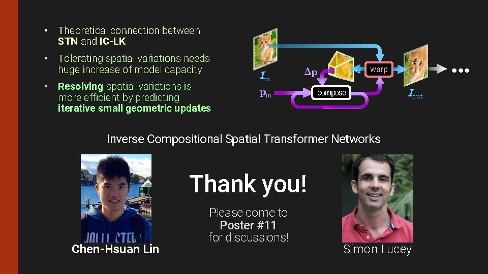  • Theoretical connection between STN and IC-LK • Tolerating spatial variations needs huge