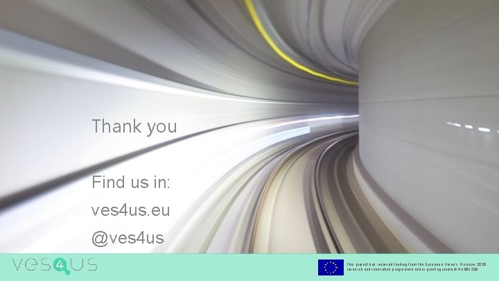 Thank you Find us in: ves 4 us. eu @ves 4 us This project