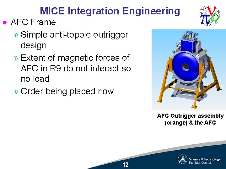 MICE Integration Engineering l AFC Frame » Simple anti-topple outrigger design » Extent of MICE Integration Engineering l AFC Frame » Simple anti-topple outrigger design » Extent of