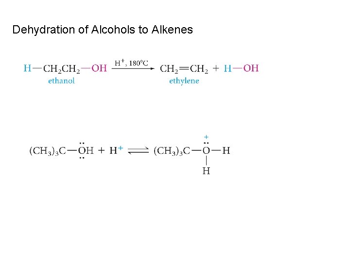 Dehydration of Alcohols to Alkenes 