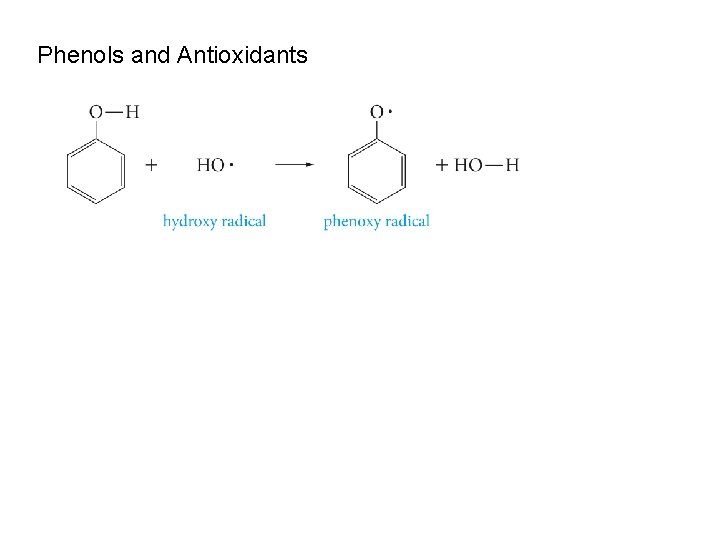 Phenols and Antioxidants 