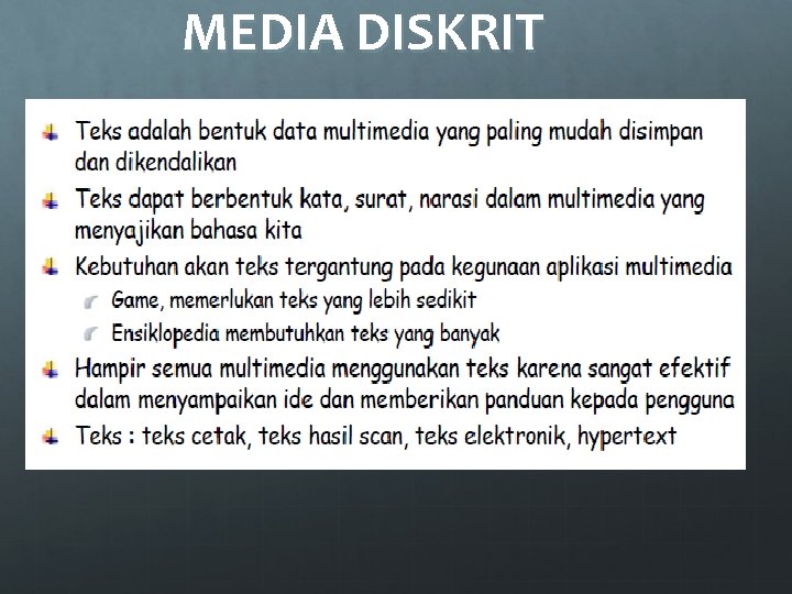 MEDIA DISKRIT 