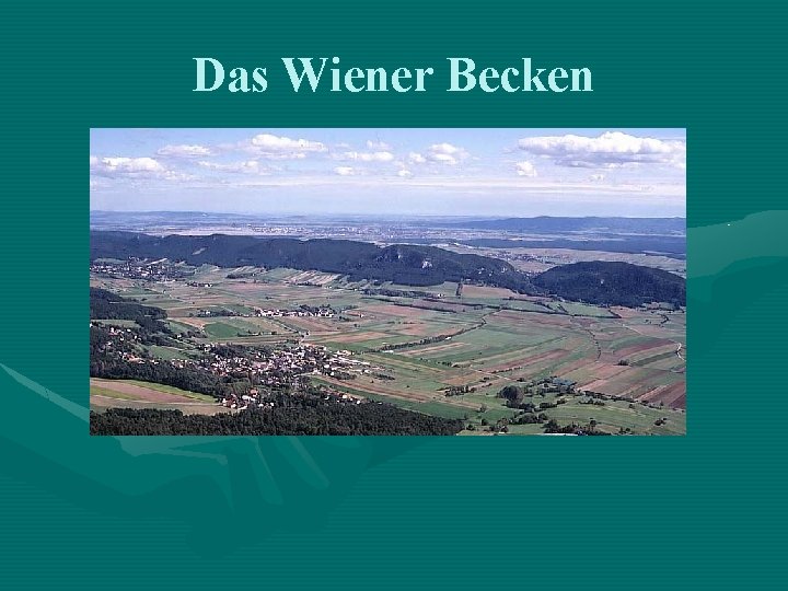 Das Wiener Becken 
