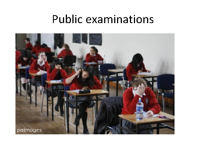 Public examinations 