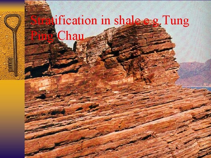 Stratification in shale e. g. Tung Ping Chau 