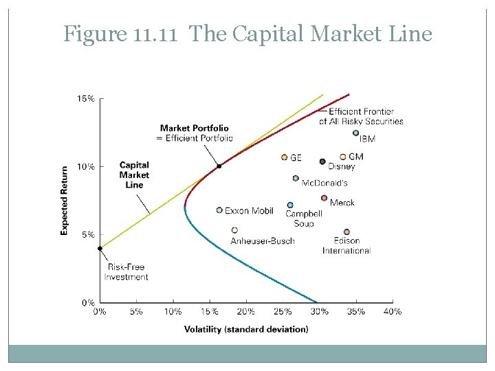 Figure 11. 11 The Capital Market Line 