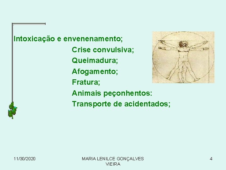 Intoxicação e envenenamento; Crise convulsiva; Queimadura; Afogamento; Fratura; Animais peçonhentos: Transporte de acidentados; 11/30/2020