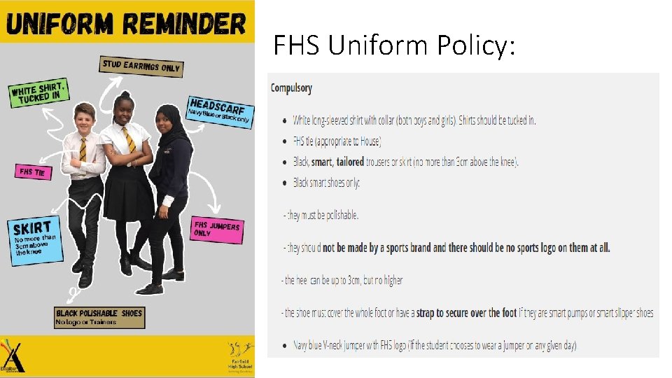FHS Uniform Policy: 