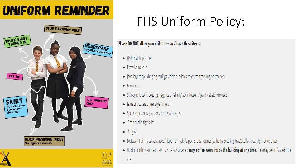 FHS Uniform Policy: 