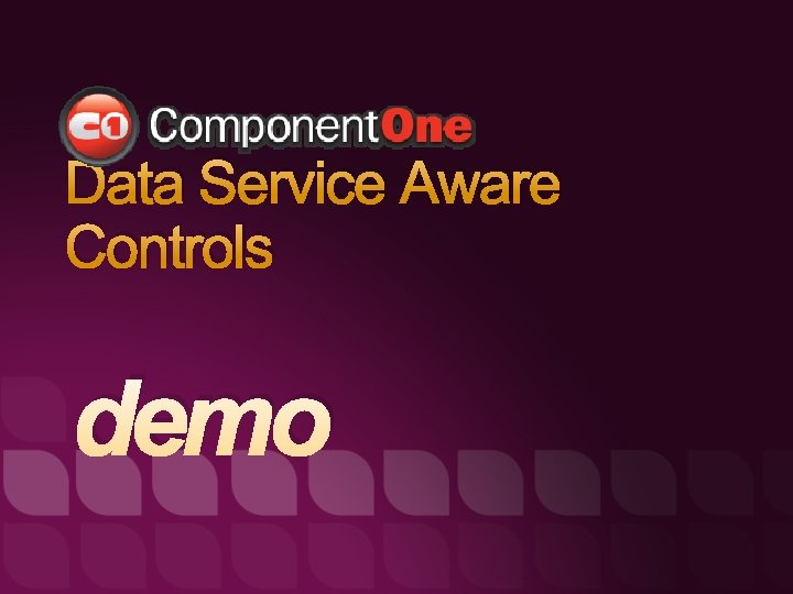 Data Service Aware Controls demo 