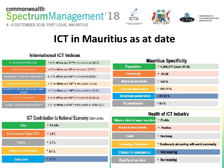 ICT in Mauritius as at date 