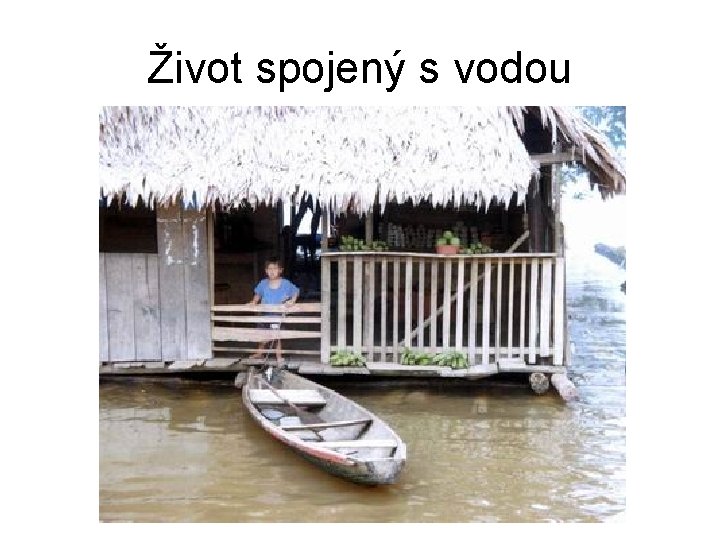 Život spojený s vodou 